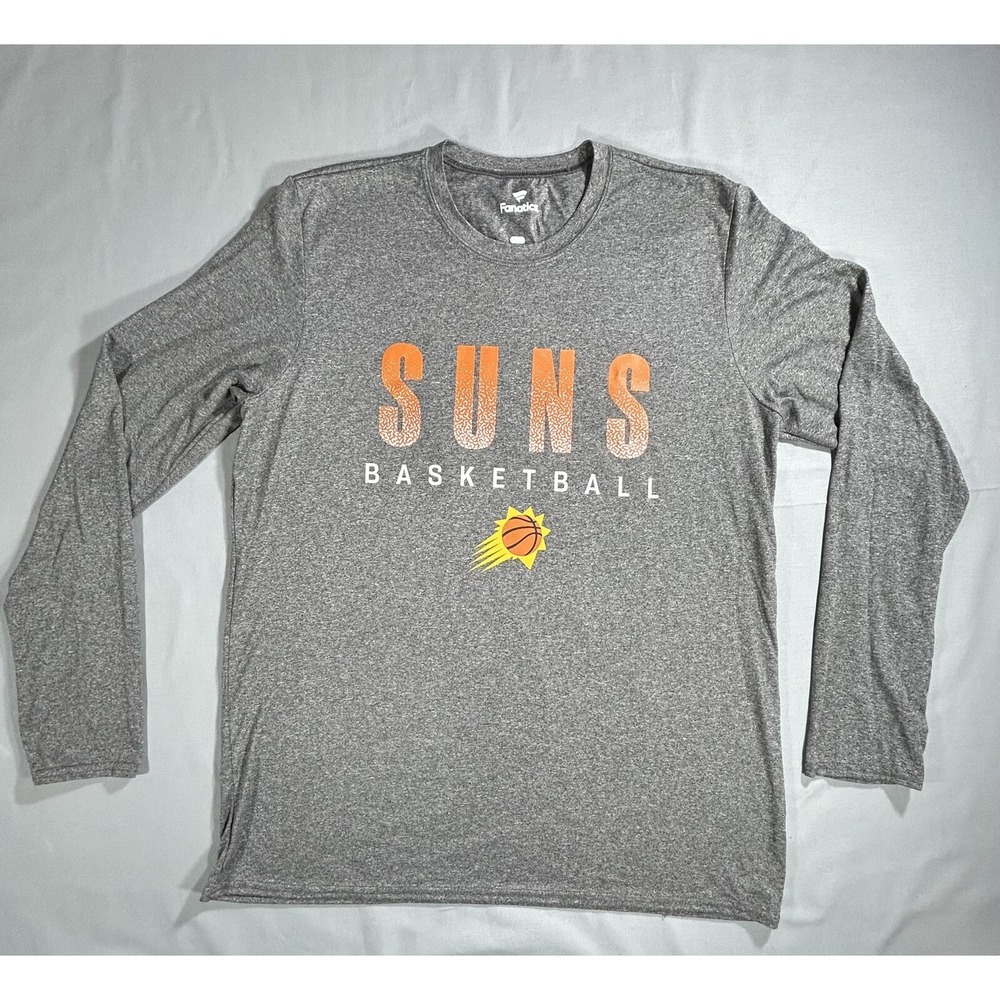 Fanatics‎ Phoenix Suns grey long sleeve T-shirt men's Large